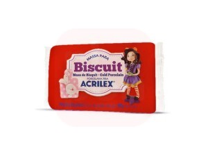 Massa de Biscuit 90g Vermelho - Acrilex